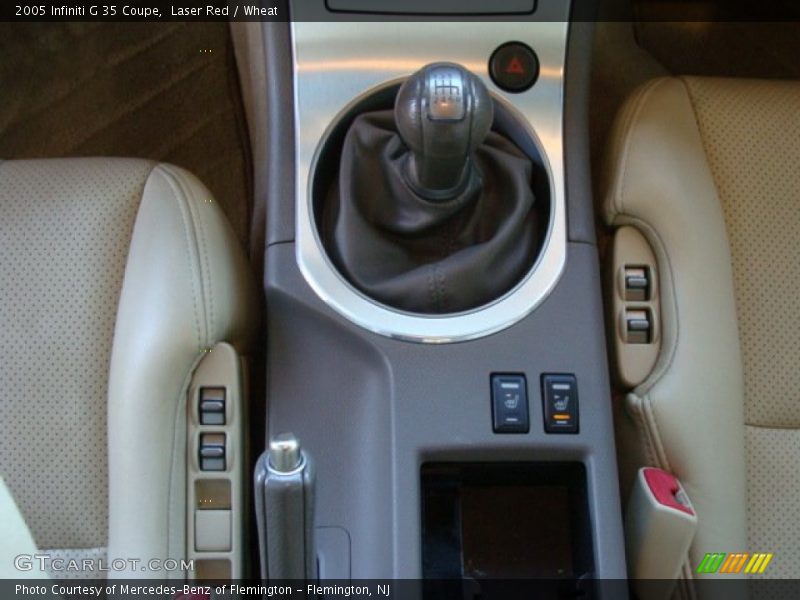Laser Red / Wheat 2005 Infiniti G 35 Coupe