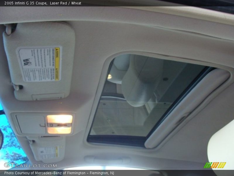 Laser Red / Wheat 2005 Infiniti G 35 Coupe
