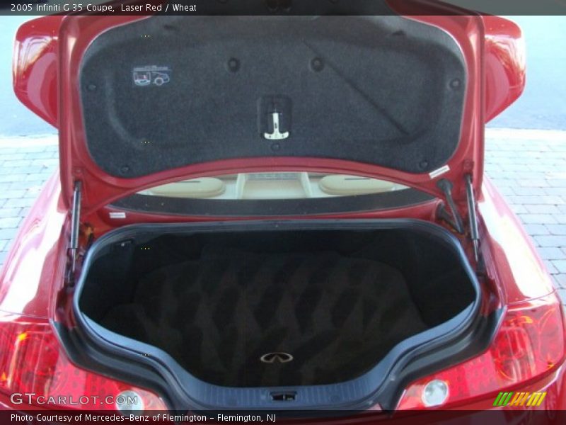 Laser Red / Wheat 2005 Infiniti G 35 Coupe