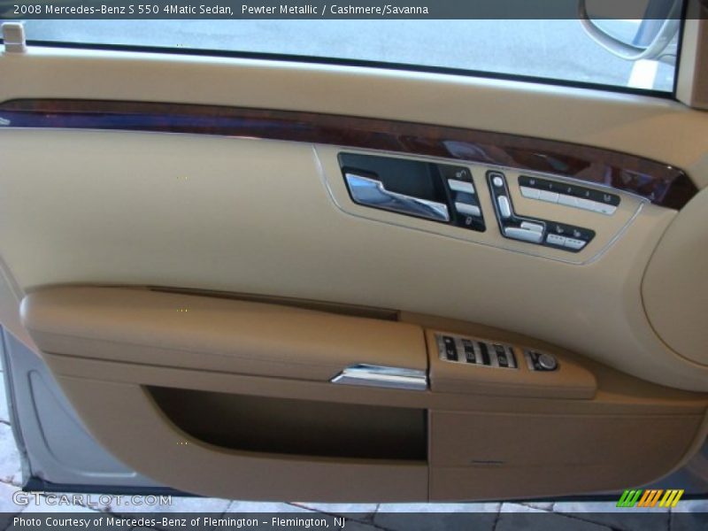 Pewter Metallic / Cashmere/Savanna 2008 Mercedes-Benz S 550 4Matic Sedan