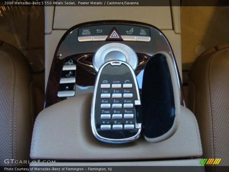 Pewter Metallic / Cashmere/Savanna 2008 Mercedes-Benz S 550 4Matic Sedan