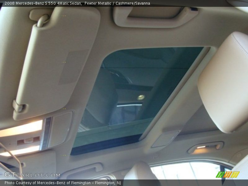 Pewter Metallic / Cashmere/Savanna 2008 Mercedes-Benz S 550 4Matic Sedan