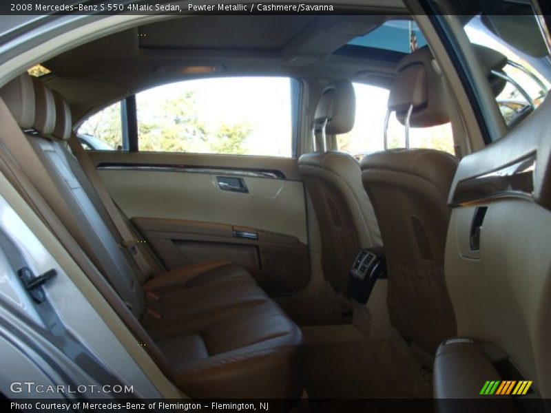 Pewter Metallic / Cashmere/Savanna 2008 Mercedes-Benz S 550 4Matic Sedan