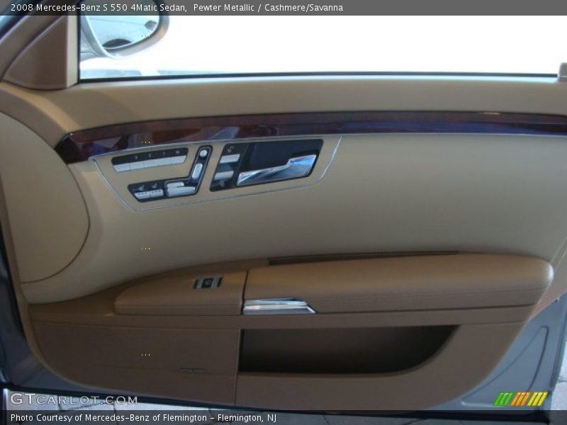 Pewter Metallic / Cashmere/Savanna 2008 Mercedes-Benz S 550 4Matic Sedan