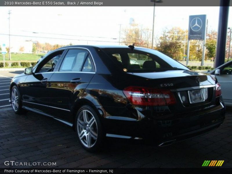 Black / Almond Beige 2010 Mercedes-Benz E 550 Sedan