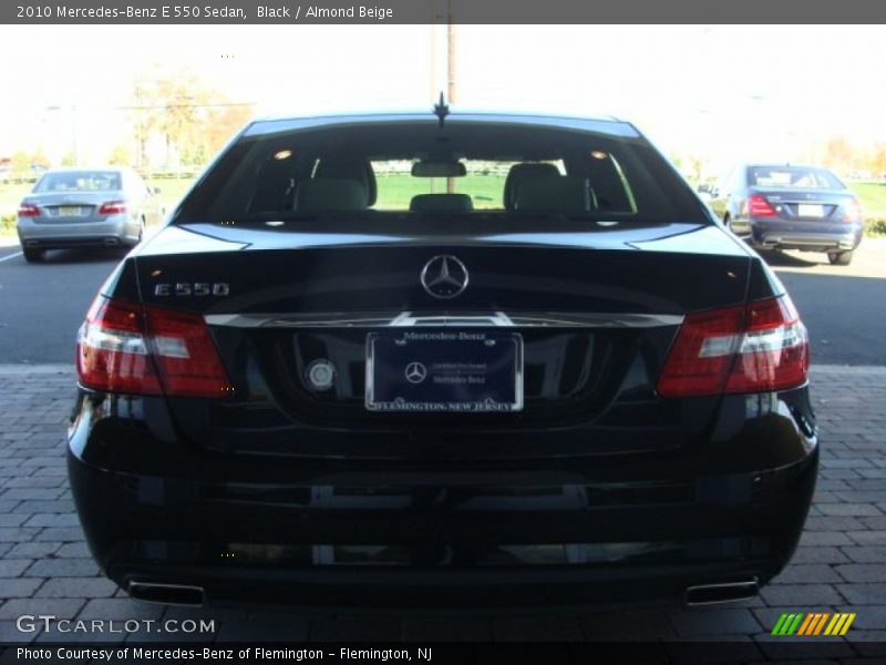 Black / Almond Beige 2010 Mercedes-Benz E 550 Sedan