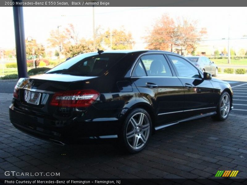 Black / Almond Beige 2010 Mercedes-Benz E 550 Sedan
