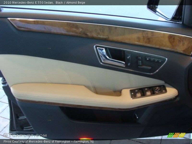Black / Almond Beige 2010 Mercedes-Benz E 550 Sedan