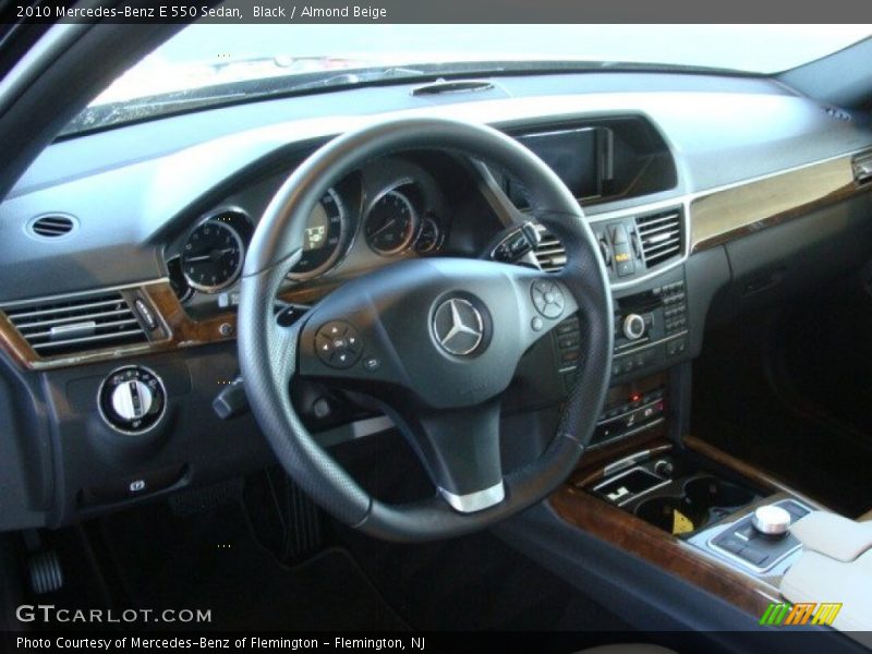 Black / Almond Beige 2010 Mercedes-Benz E 550 Sedan