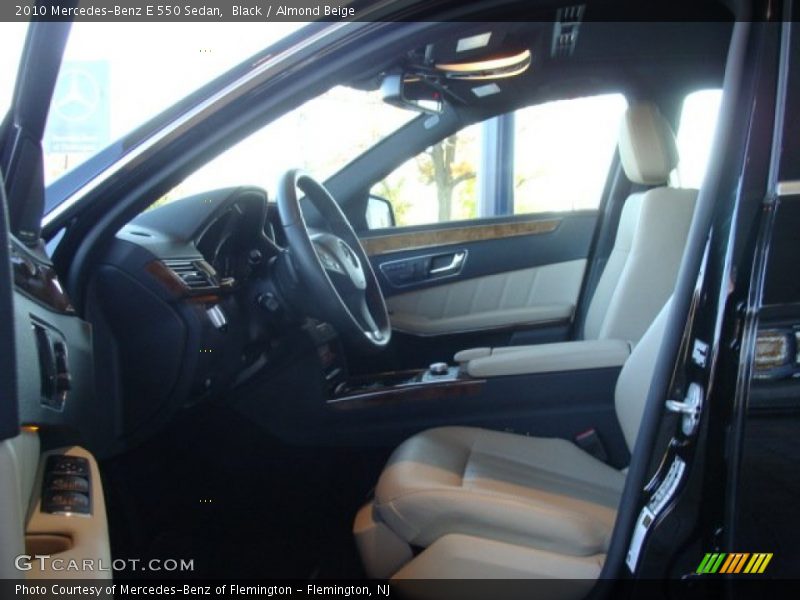 Black / Almond Beige 2010 Mercedes-Benz E 550 Sedan
