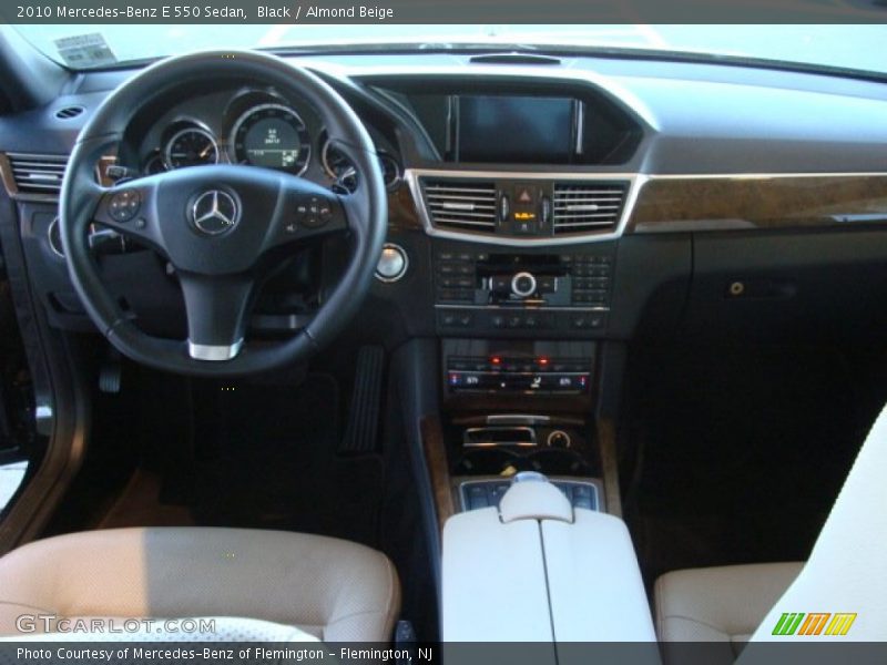 Black / Almond Beige 2010 Mercedes-Benz E 550 Sedan