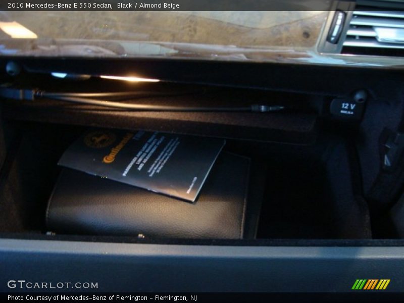 Black / Almond Beige 2010 Mercedes-Benz E 550 Sedan
