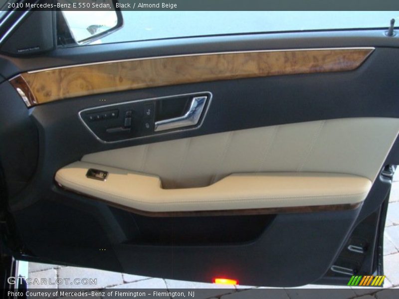 Black / Almond Beige 2010 Mercedes-Benz E 550 Sedan