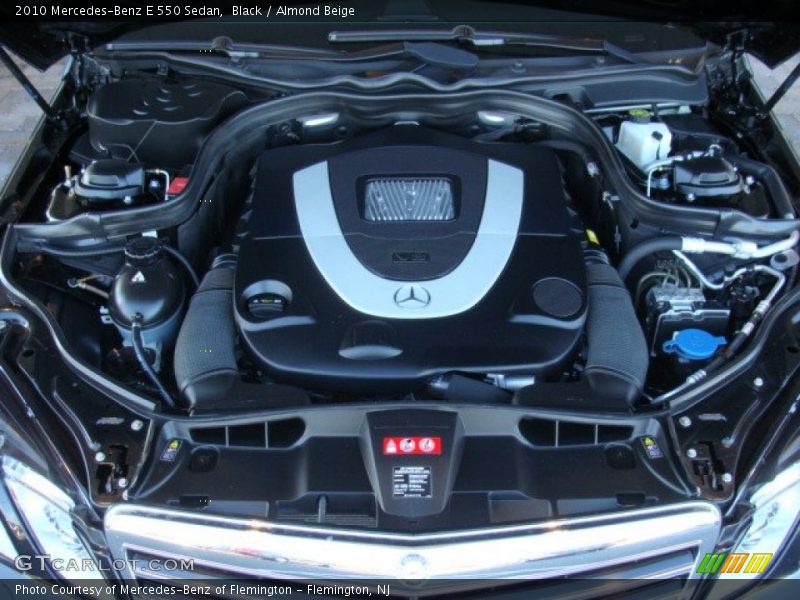 Black / Almond Beige 2010 Mercedes-Benz E 550 Sedan