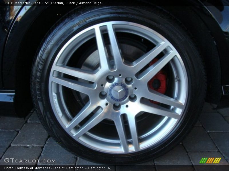 Black / Almond Beige 2010 Mercedes-Benz E 550 Sedan