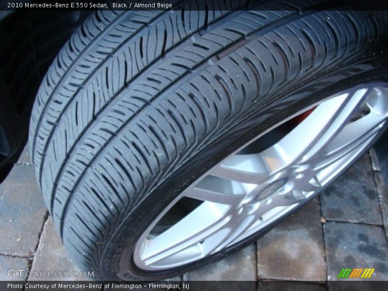 Black / Almond Beige 2010 Mercedes-Benz E 550 Sedan