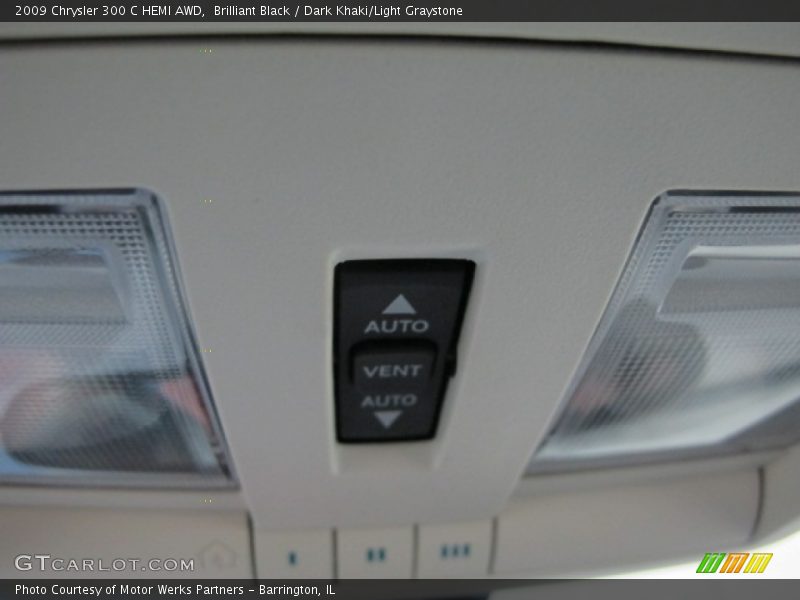 Brilliant Black / Dark Khaki/Light Graystone 2009 Chrysler 300 C HEMI AWD