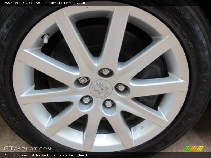 Smoky Granite Mica / Ash 2007 Lexus GS 350 AWD