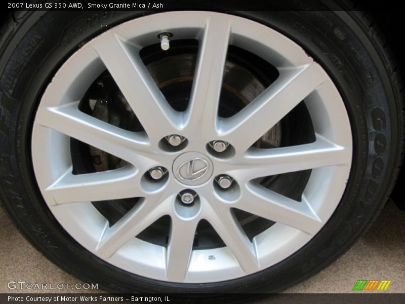 Smoky Granite Mica / Ash 2007 Lexus GS 350 AWD