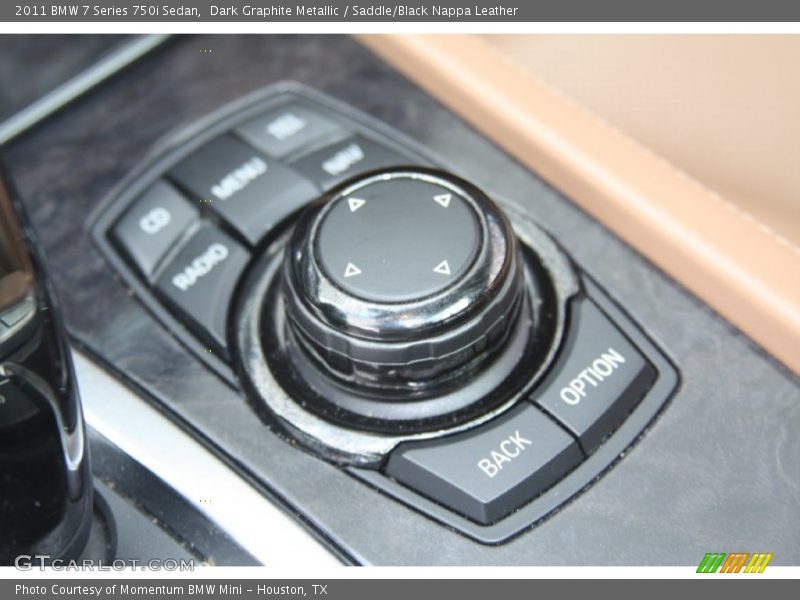 Dark Graphite Metallic / Saddle/Black Nappa Leather 2011 BMW 7 Series 750i Sedan