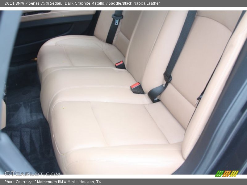 Dark Graphite Metallic / Saddle/Black Nappa Leather 2011 BMW 7 Series 750i Sedan