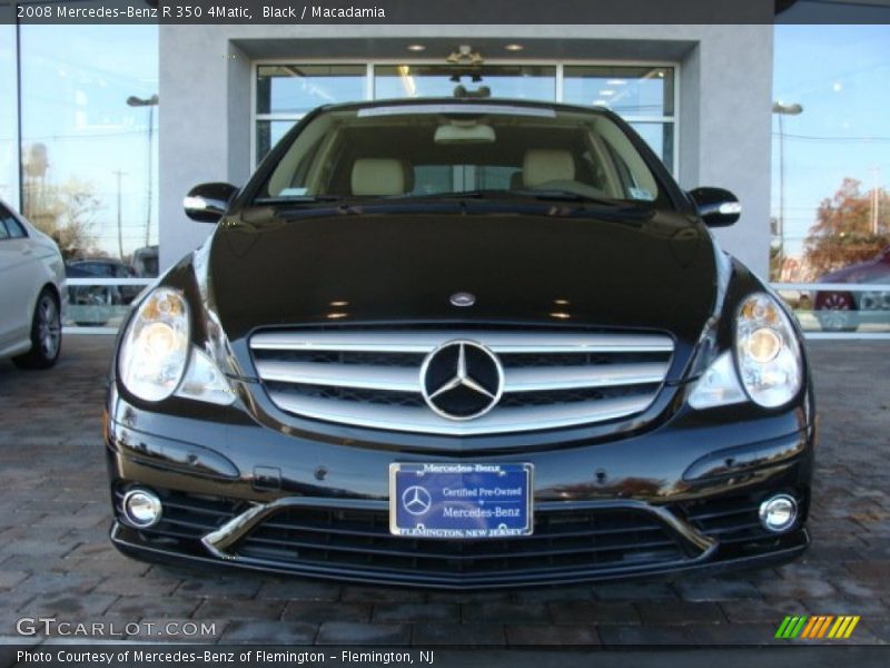 Black / Macadamia 2008 Mercedes-Benz R 350 4Matic