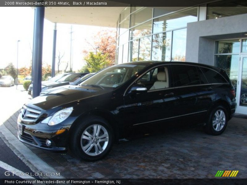 Black / Macadamia 2008 Mercedes-Benz R 350 4Matic