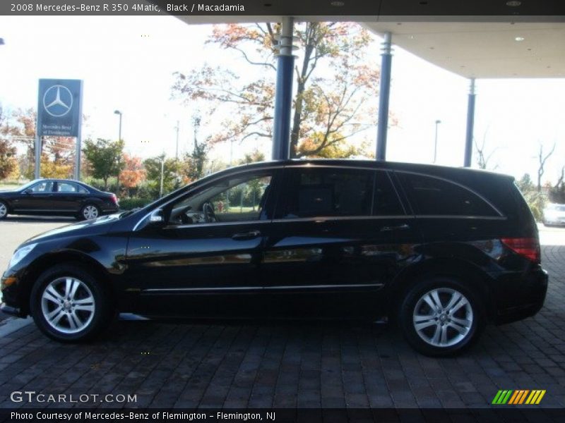Black / Macadamia 2008 Mercedes-Benz R 350 4Matic