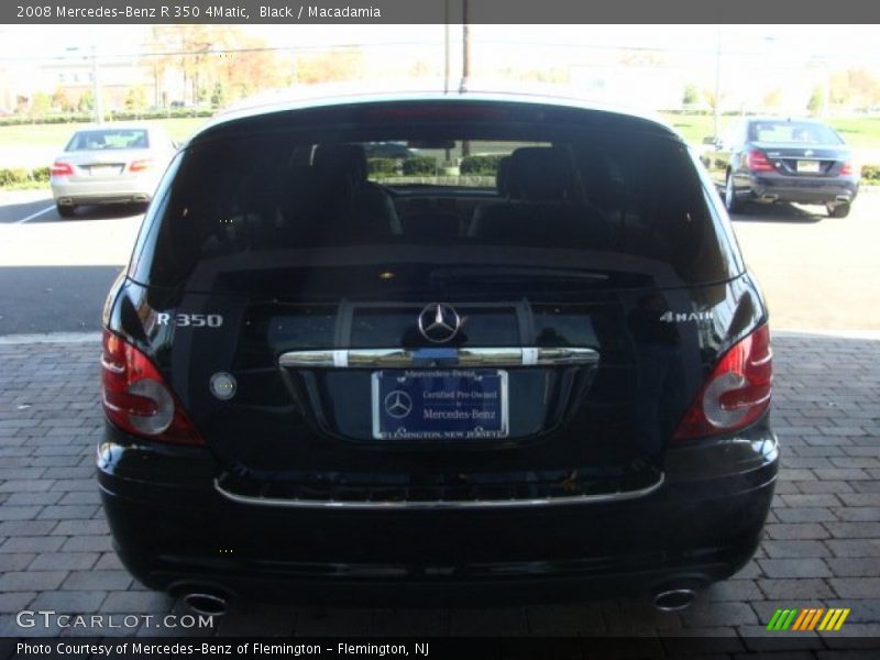 Black / Macadamia 2008 Mercedes-Benz R 350 4Matic