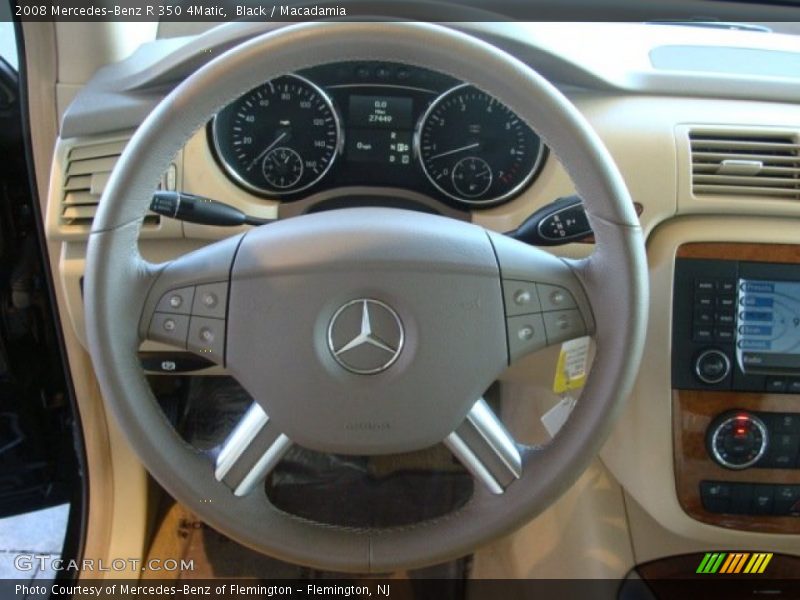 Black / Macadamia 2008 Mercedes-Benz R 350 4Matic