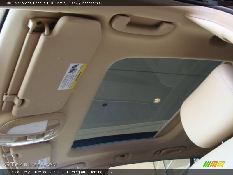 Black / Macadamia 2008 Mercedes-Benz R 350 4Matic