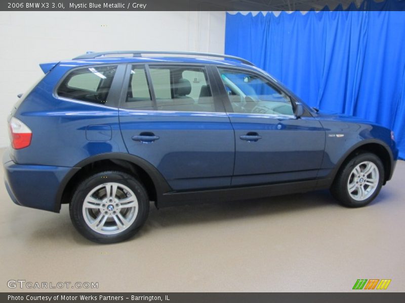 Mystic Blue Metallic / Grey 2006 BMW X3 3.0i