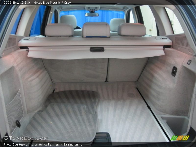 Mystic Blue Metallic / Grey 2006 BMW X3 3.0i