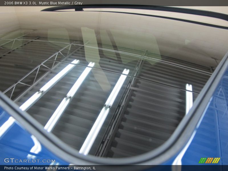 Mystic Blue Metallic / Grey 2006 BMW X3 3.0i