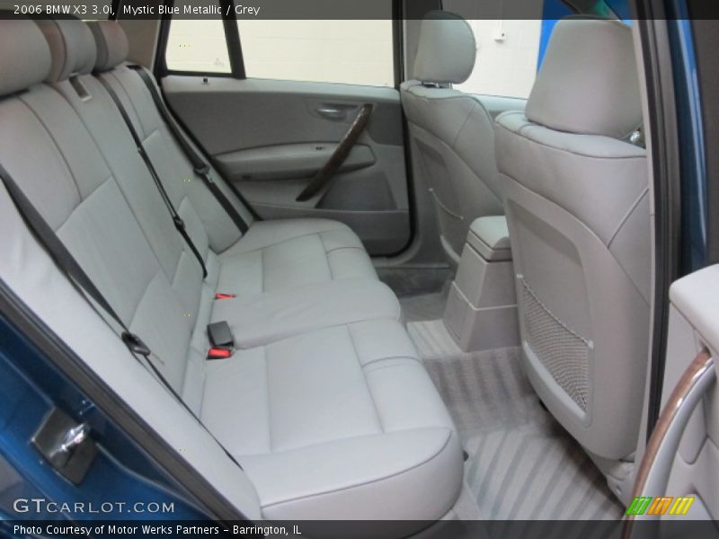 Mystic Blue Metallic / Grey 2006 BMW X3 3.0i