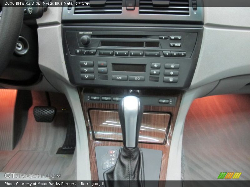 Mystic Blue Metallic / Grey 2006 BMW X3 3.0i