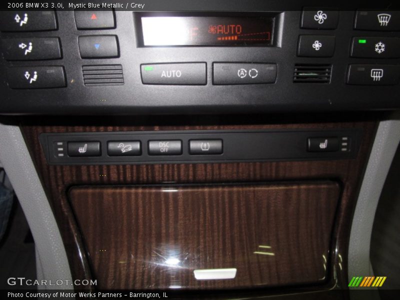 Mystic Blue Metallic / Grey 2006 BMW X3 3.0i