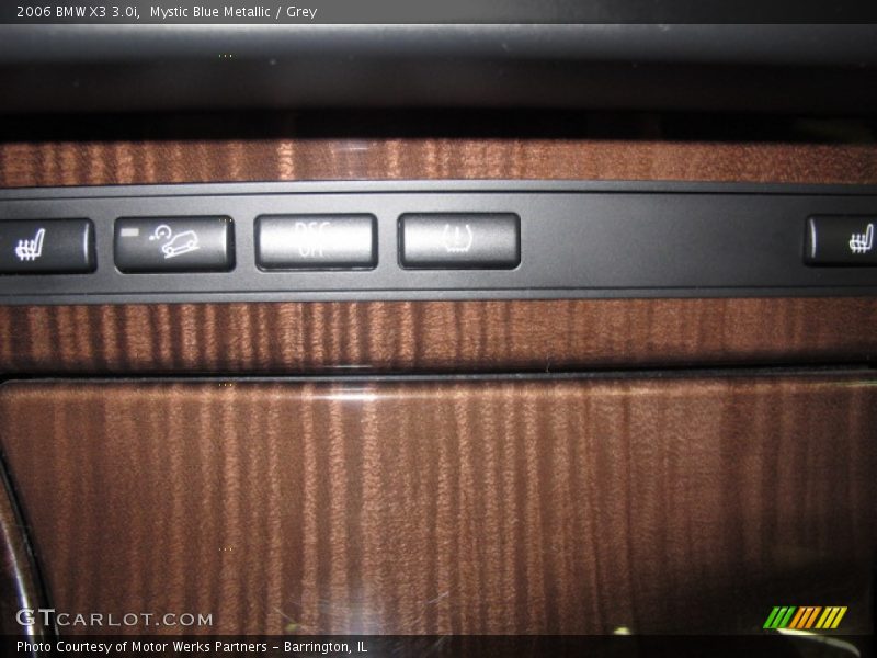 Mystic Blue Metallic / Grey 2006 BMW X3 3.0i