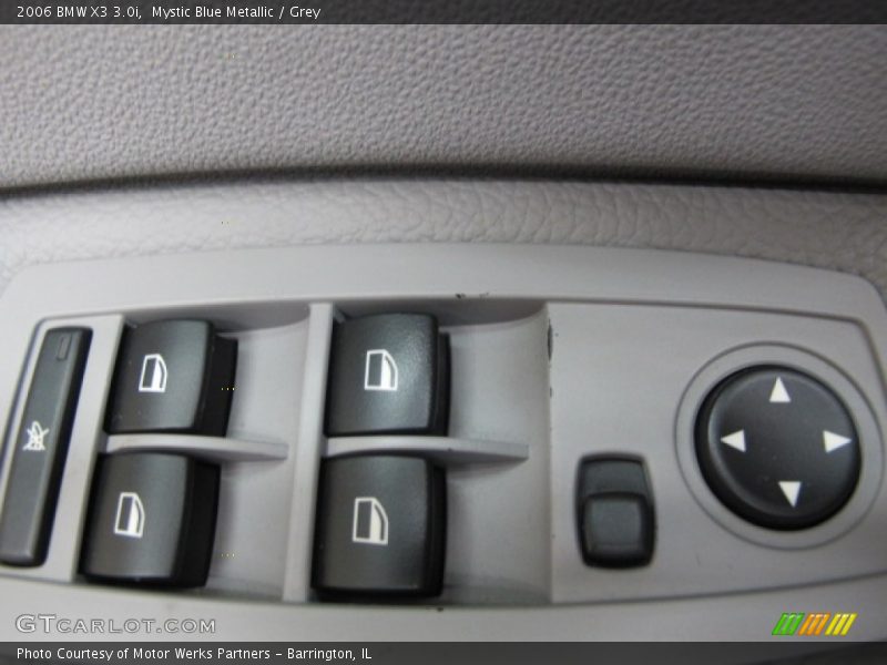 Mystic Blue Metallic / Grey 2006 BMW X3 3.0i