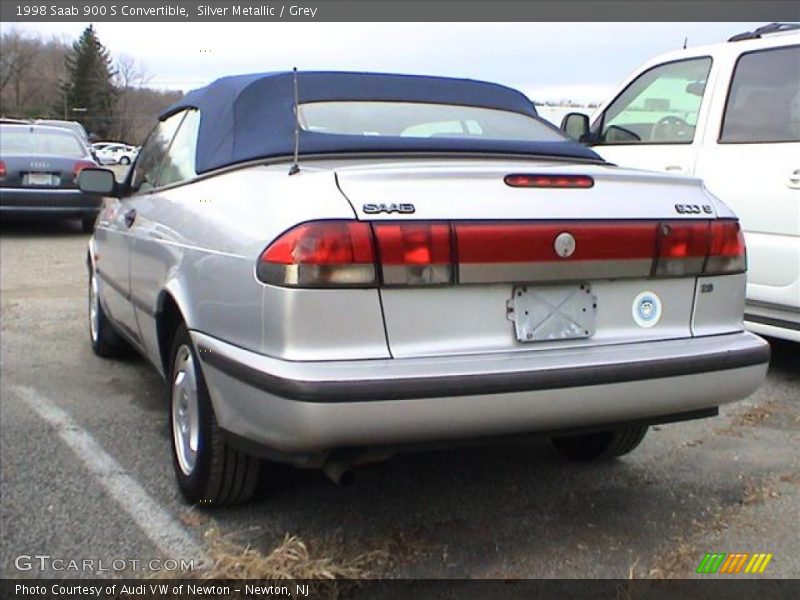 Silver Metallic / Grey 1998 Saab 900 S Convertible
