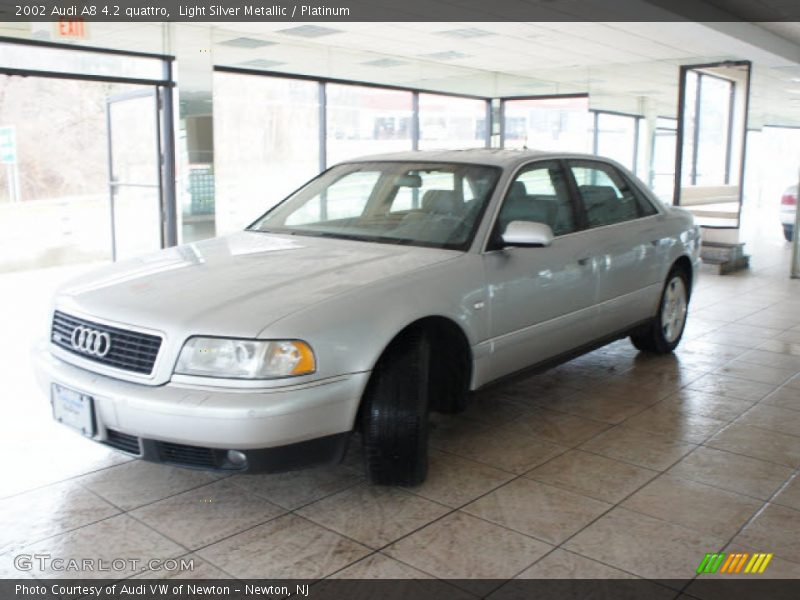 Light Silver Metallic / Platinum 2002 Audi A8 4.2 quattro