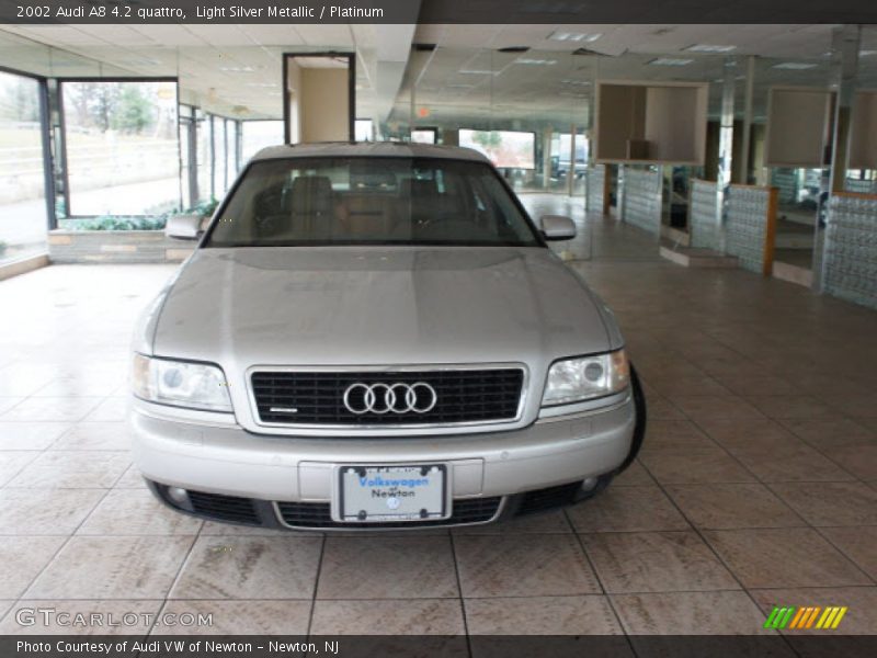 Light Silver Metallic / Platinum 2002 Audi A8 4.2 quattro