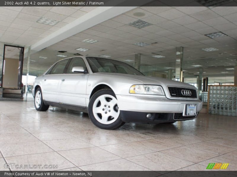 Light Silver Metallic / Platinum 2002 Audi A8 4.2 quattro