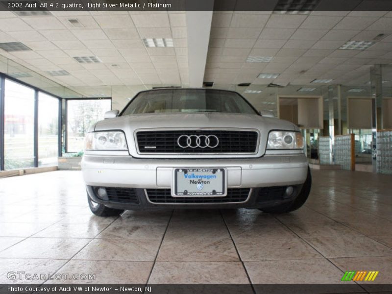 Light Silver Metallic / Platinum 2002 Audi A8 4.2 quattro