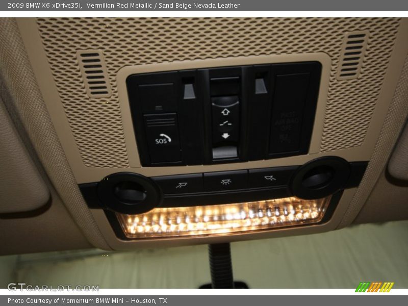 Vermilion Red Metallic / Sand Beige Nevada Leather 2009 BMW X6 xDrive35i