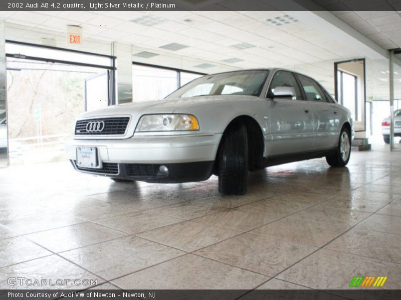 Light Silver Metallic / Platinum 2002 Audi A8 4.2 quattro