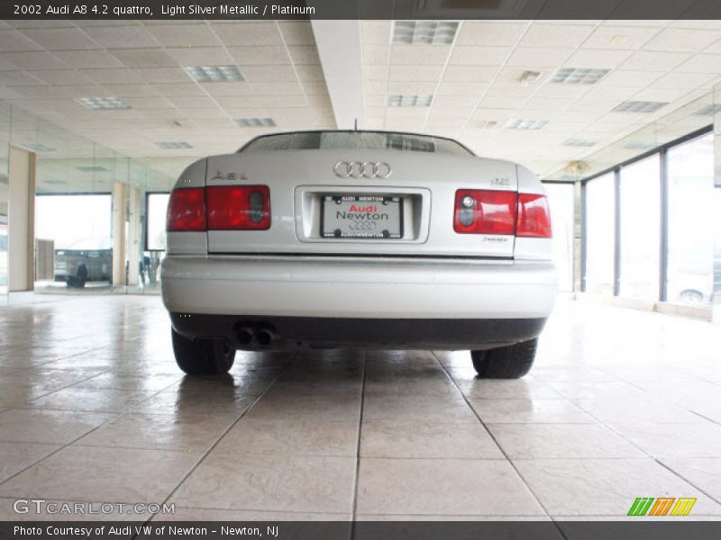 Light Silver Metallic / Platinum 2002 Audi A8 4.2 quattro