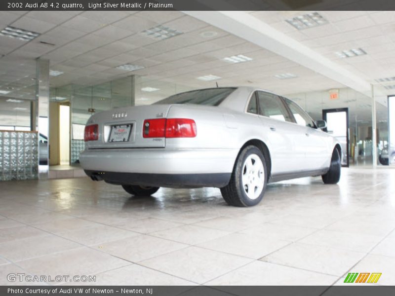 Light Silver Metallic / Platinum 2002 Audi A8 4.2 quattro