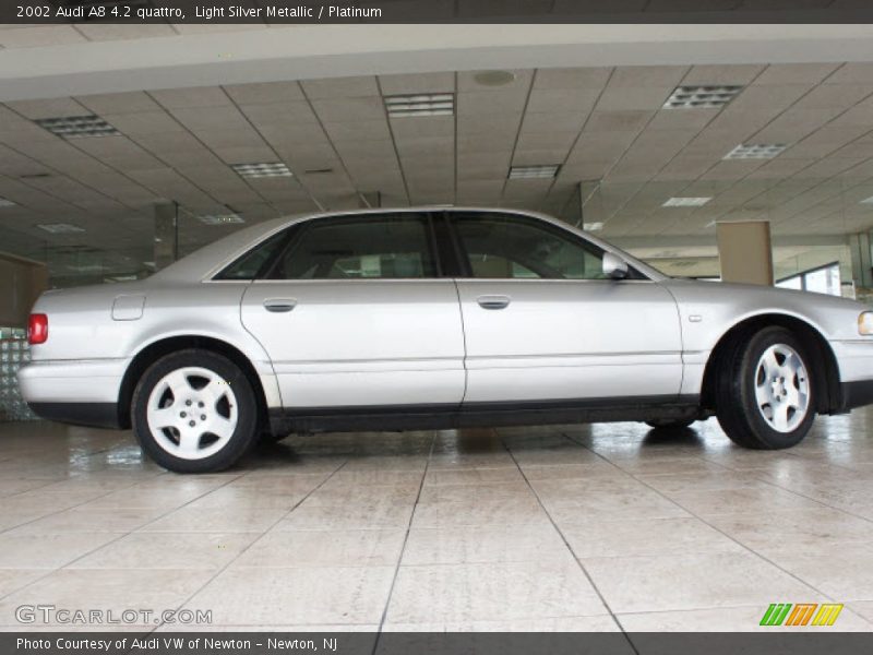 Light Silver Metallic / Platinum 2002 Audi A8 4.2 quattro