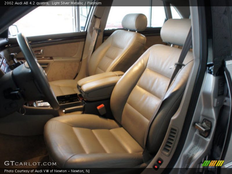 Light Silver Metallic / Platinum 2002 Audi A8 4.2 quattro